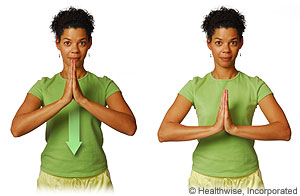 How to do prayer stretch