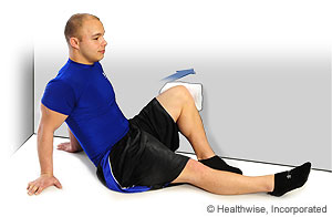 Hip abduction exercise