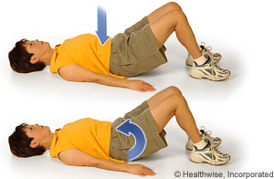 Picture of how to do pelvic tilt